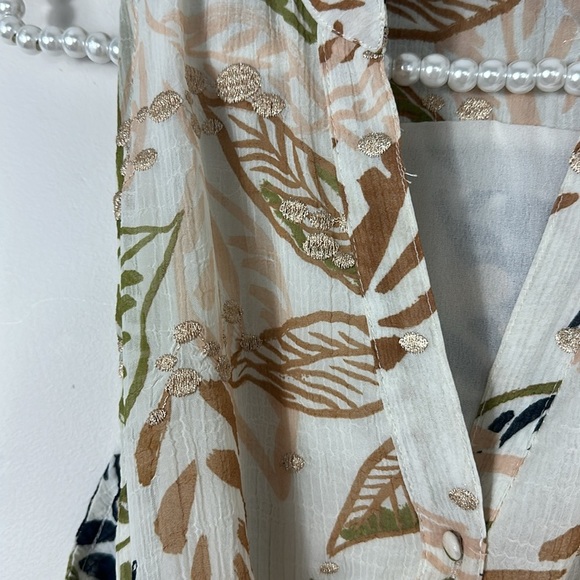 En Saison Nina Tropical Print Mini Dress Large - Picture 7 of 14